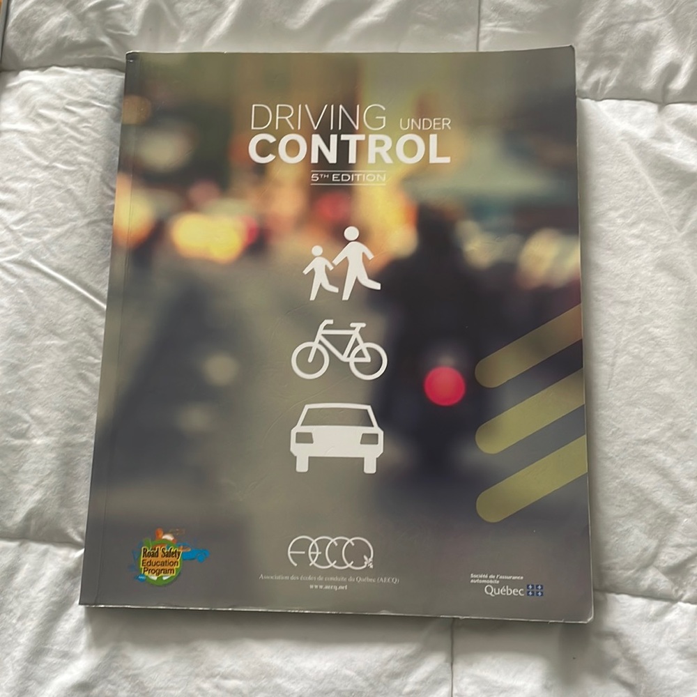 Driving under control 5th edition driving school book